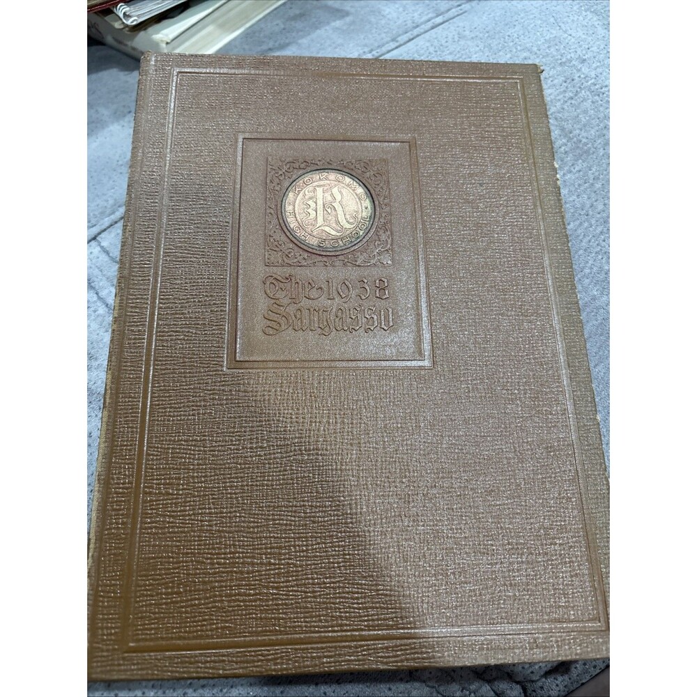 1938 Kokomo, Indiana High School Yearbook - Sargasso HB Autographed Agnes James